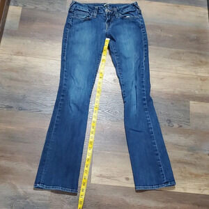 True religion everyday straight jeans medium wash euc